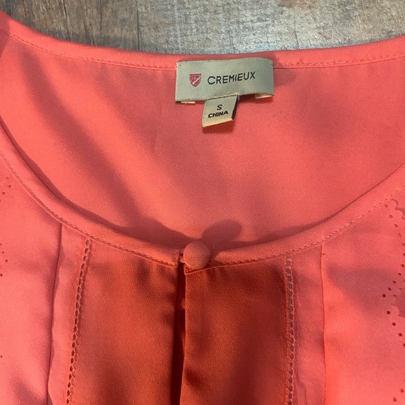 Pink Scallop Ruffle Blouse - Picture 2 of 2